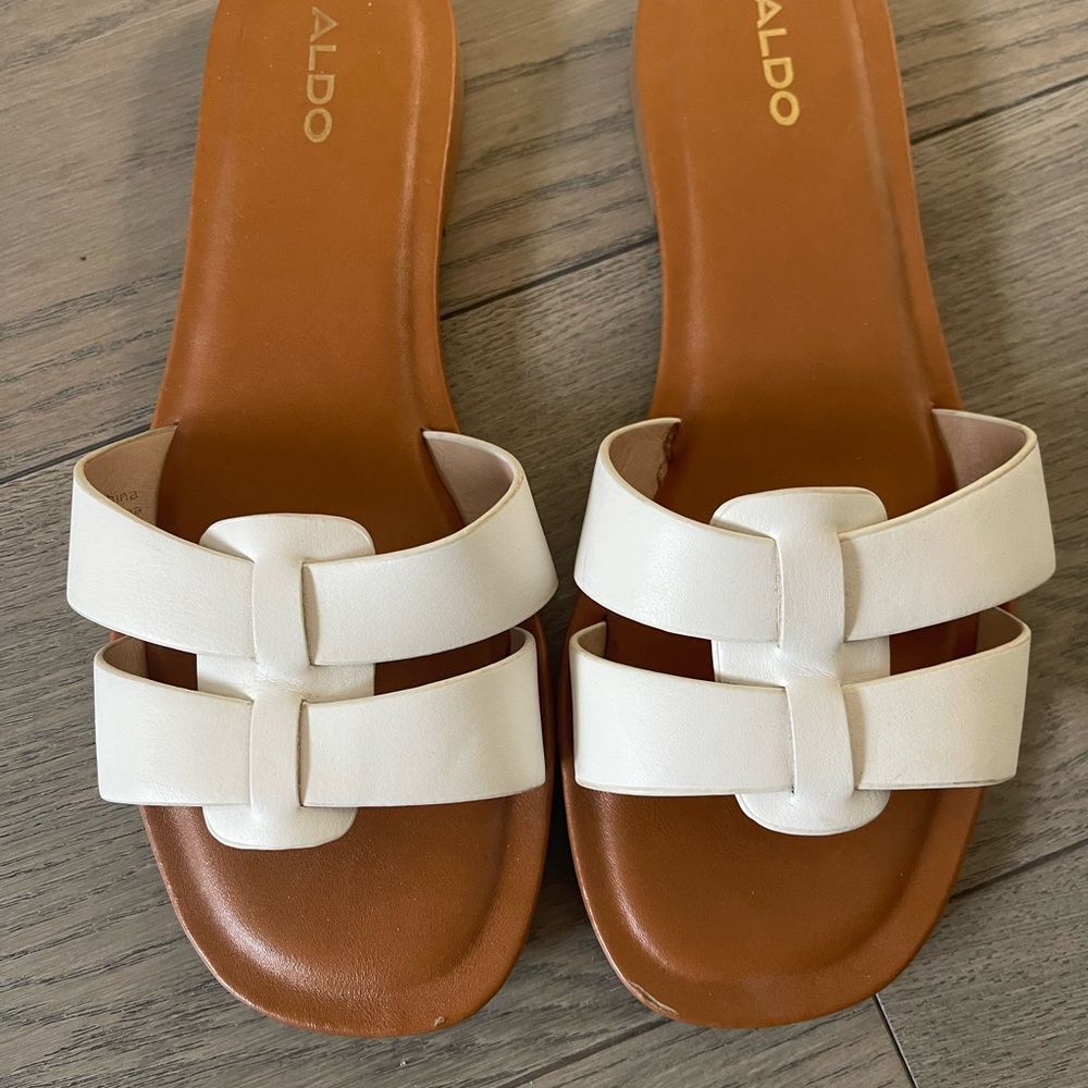 ALDO Women's White Sandals Size 7